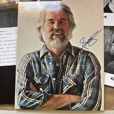 Vintage Kenny Rogers Fan Club Package With Vinyls Photos Biography & Achievments