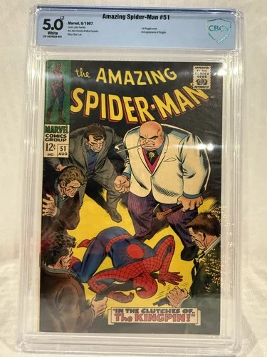 Amazing Spider-Man #51 CGC 5.0 ow/w pages - 1st Kingpin Cover / 2nd appearance
