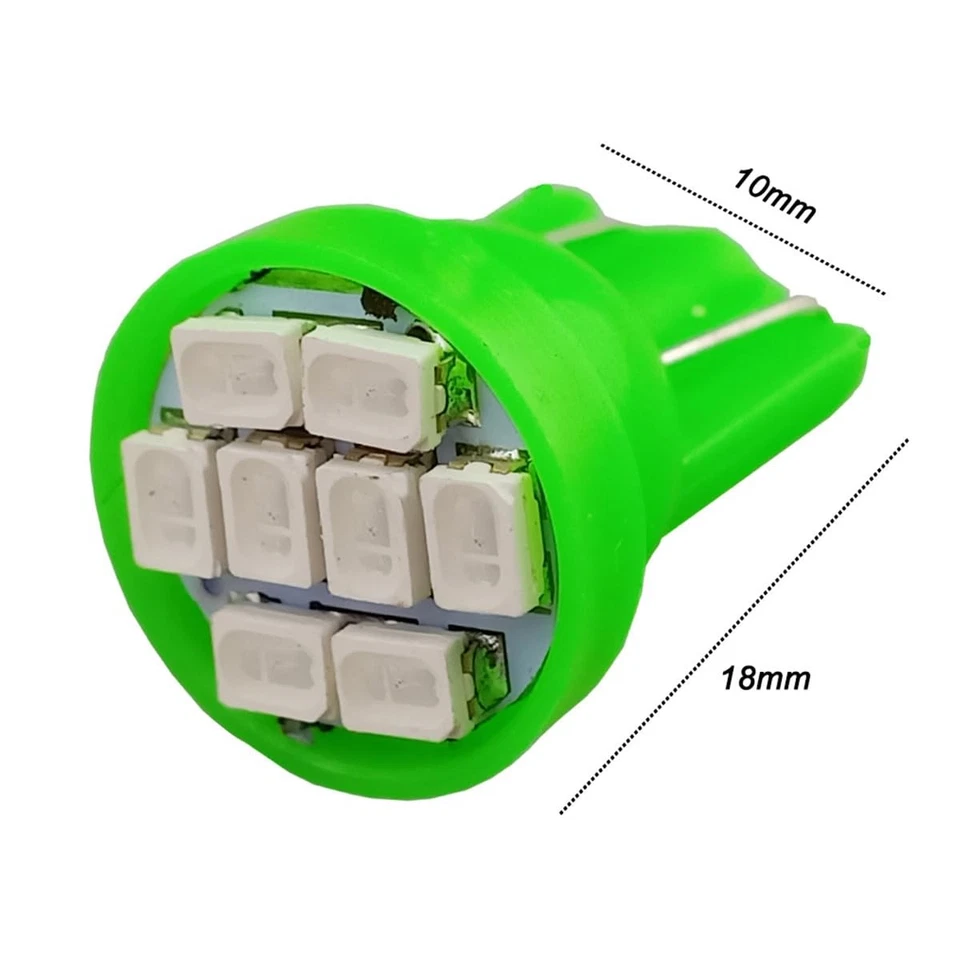 Kit 5X Bombillas LED T10 Chevy C10 C20 C30 1973-87 Mazda Miata MX-5 1999-2005 Verde Foto 3 de 4