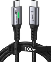 Iniu Usb C Kabel, 100W [1M] PD3.0 Schnellladekabel Usb C Auf Usb C, Nylon
