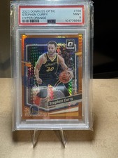 Panini Donruss Optic Stephen Curry #198 Orange Hyper Prizm /99 PSA 9