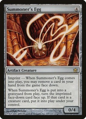 Magic The Gathering MTG SUMMONER'S EGG Fifth Dawn NM Near Mint