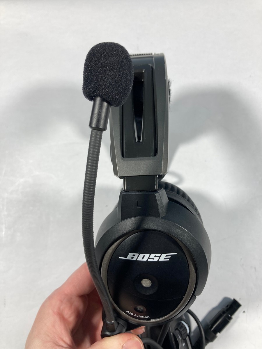 Bose A20 Aviation Headset with LEMO 6 Pin Plug and Bluetooth | eBay