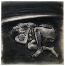 Wolfgang Mattheuer. signierte Zeichnung, 1983 / Leipziger Schule / DDR-Kunst