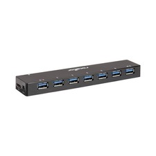 Rocstor Y10P003-B1 7-PORT USB 3.0 HUB 2 CHARGING PORTS - 2 X 1.5A