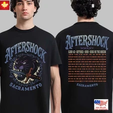 Aftershock Festival 2025 Sacramento California Sharp Tongue With Lineup Shirt