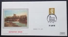 GB PPS Silk 1992 50p Change to ACP Machin Definitive on First Day Cover, Windsor