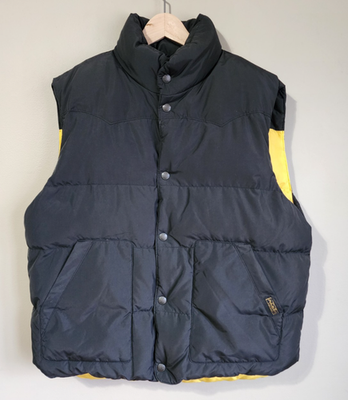Vintage Polo Ralph Lauren Sz XL Mens Reversible Down Puffer Vest