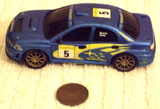 SLOT CAR by CARRERA GO (SUBARU IMPREZA WRC - No.5 BURNS & REID) SCALE 1:32/USED