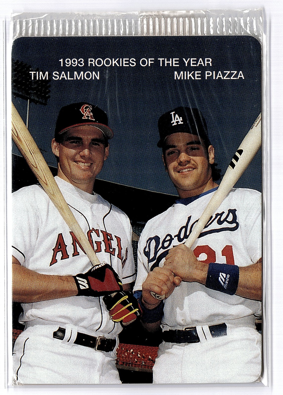 1994 Mother's Cookies Mike Piazza and Tim Salmon #1 Tim Salmon / Mike Piazza