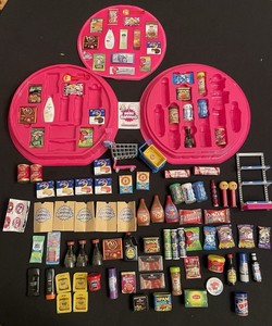 Zuru 5 Surprise Mini Brand Collectors Case And 76 Mini Food Lot Series 1 +extras