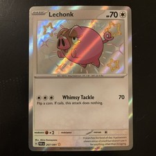 Pokemon TCG Lechonk 207/091 SV: Paldean Fates Holo Baby Shiny NM on eBay