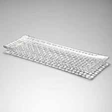Nachtmann Bossa Nova Bavarian Crystal 16.5" x 6" Platter Plate