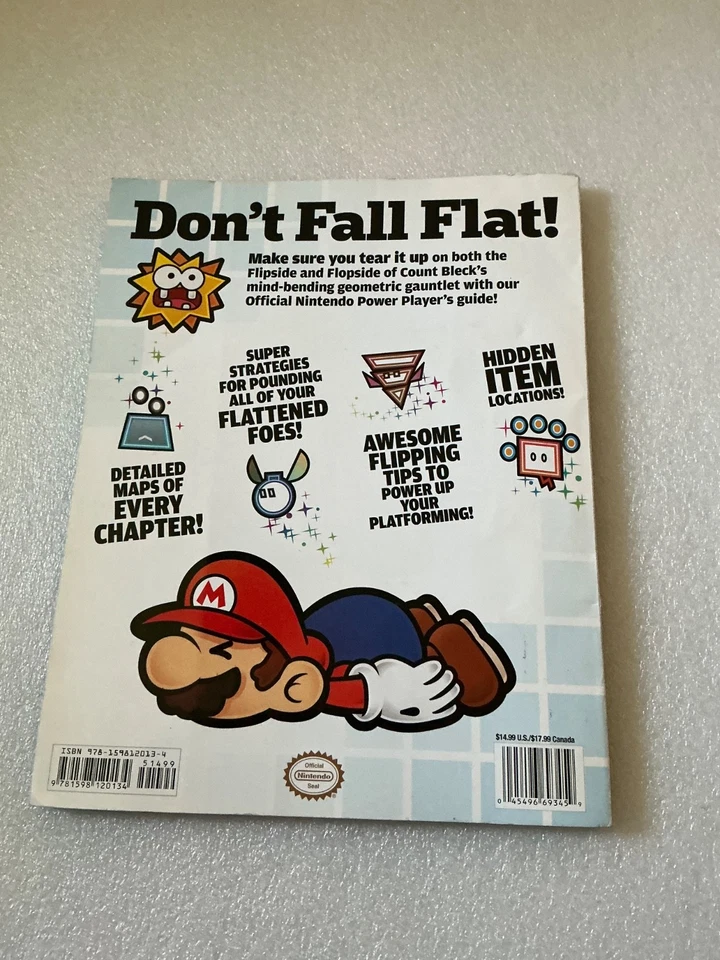 Super Paper Mario Prima Official Game strategy Guide Nintendo power wii book gc - Image 2 of 4