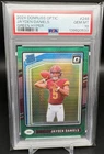 2024 Panini Donruss Optic Jayden Daniels Green Hyper Rated Rookie #248 PSA 10
