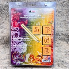 Tandy Craftool 3/4" Alphabet Leather Stamp Set