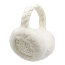 Winter Women Ear Muffs Warm Knit Ear Warmers Girls Foldable Fuzzy Thick