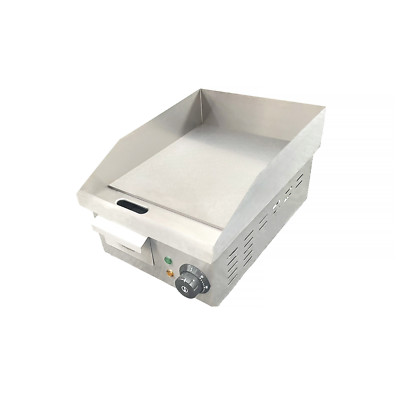 Davlex kommerzielle elektrische Stahlgrillplatte 280 mm x 360 mm kleine Burger Pro Kochplatte