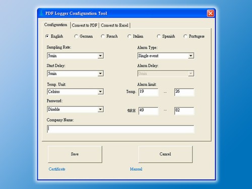 Multifunktions USB-Datenlogger | UTD100 | Temperatur und Luftfeuchte Datenlogger - Bild 5 von 6