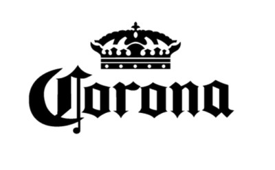CORONA BIER LAGER GESTANZTER VINYL-AUFKLEBER - SELBSTKLEBENDES DEKOR FÜR BAR MANCAVE ETC.