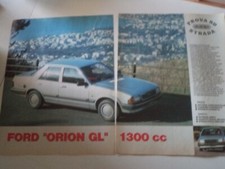 PROVA QUATTRORUOTE 1984 FORD ORION GL 1300