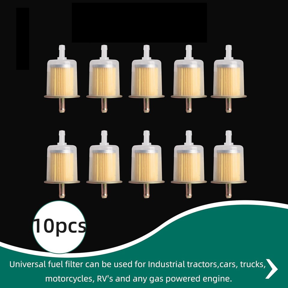 5 Pack 5/16 Inch Gas Fuel Filter For Small Engine Universal 5-Pack Universal Inline Gas Fuel Filters - 5/16" Line, Small Engine, Lawn Mower, ATV 3/8 Fuel Filter - Foto 5