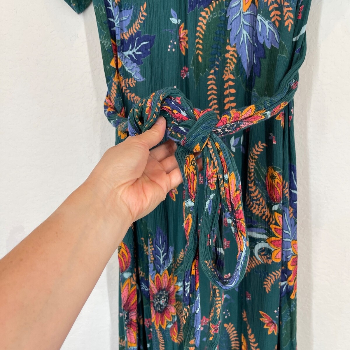 Patrons of Peace Maxi Dress Women's XS Floral Boho Green Short Sleeve with Belt | eBay Patrons of Peace Maxi Dress Women's XS Floral Boho Green Short Sleeve with Belt | eBay