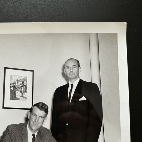 Vintage 1963 Sir Edmund Hillary Foto in Chicago, Illinois Kaufman & Fabry Co. - Bild 3 von 7