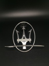 MASERATI TRIDENTE SX LOGO SIGLA EMBLEMA FREGIO STEMMA SCRITTA TARGHETTA BADGE