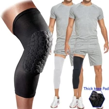 Anti collision Knee Pads Support Protector Compression Sleeve Honeycomb Brace