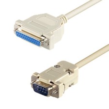 AT-Crosskabel SubD 9 Stecker an SubD 25 Buchs...