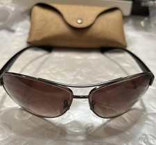 RAY BAN Made In ITALY RB 3387 004/13 67 13 GUNMETAL SUNGLASSES FRAME ONLY -AS IS
