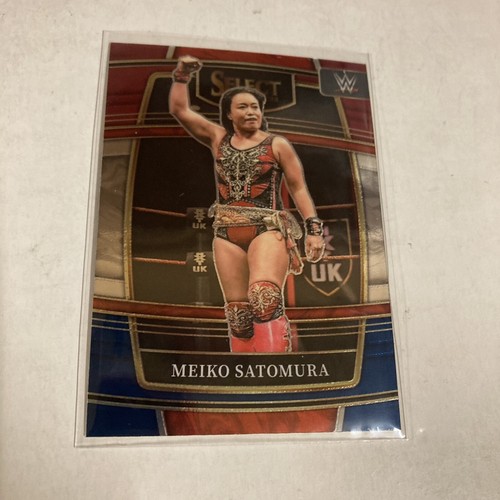 MEIKO SATOMURA 2022 Select WWE ROJO Y AZUL PRIZM SP NXT #12 - Imagen 3 de 4