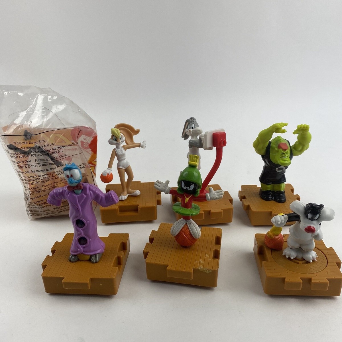 Warner Bros Juguetes De Space Jam En Mcdonald's Space Jam
