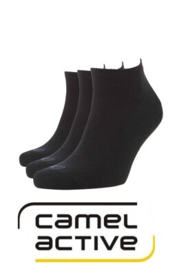 camel active - Sneaker Socken - 6 Paar - schwarz - Größe 43/46