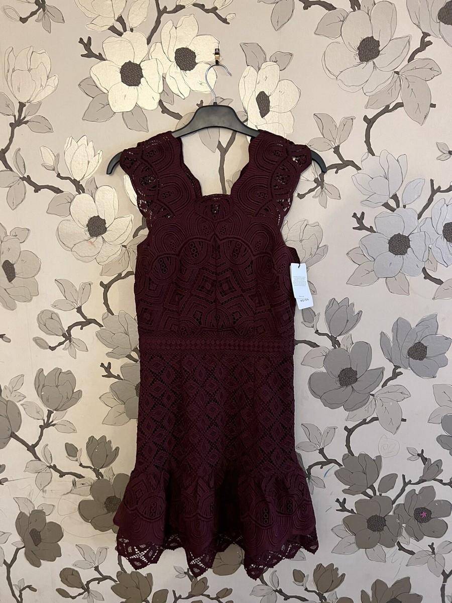 Reiss Berry Delilah Lace Mini Dress size Uk UK