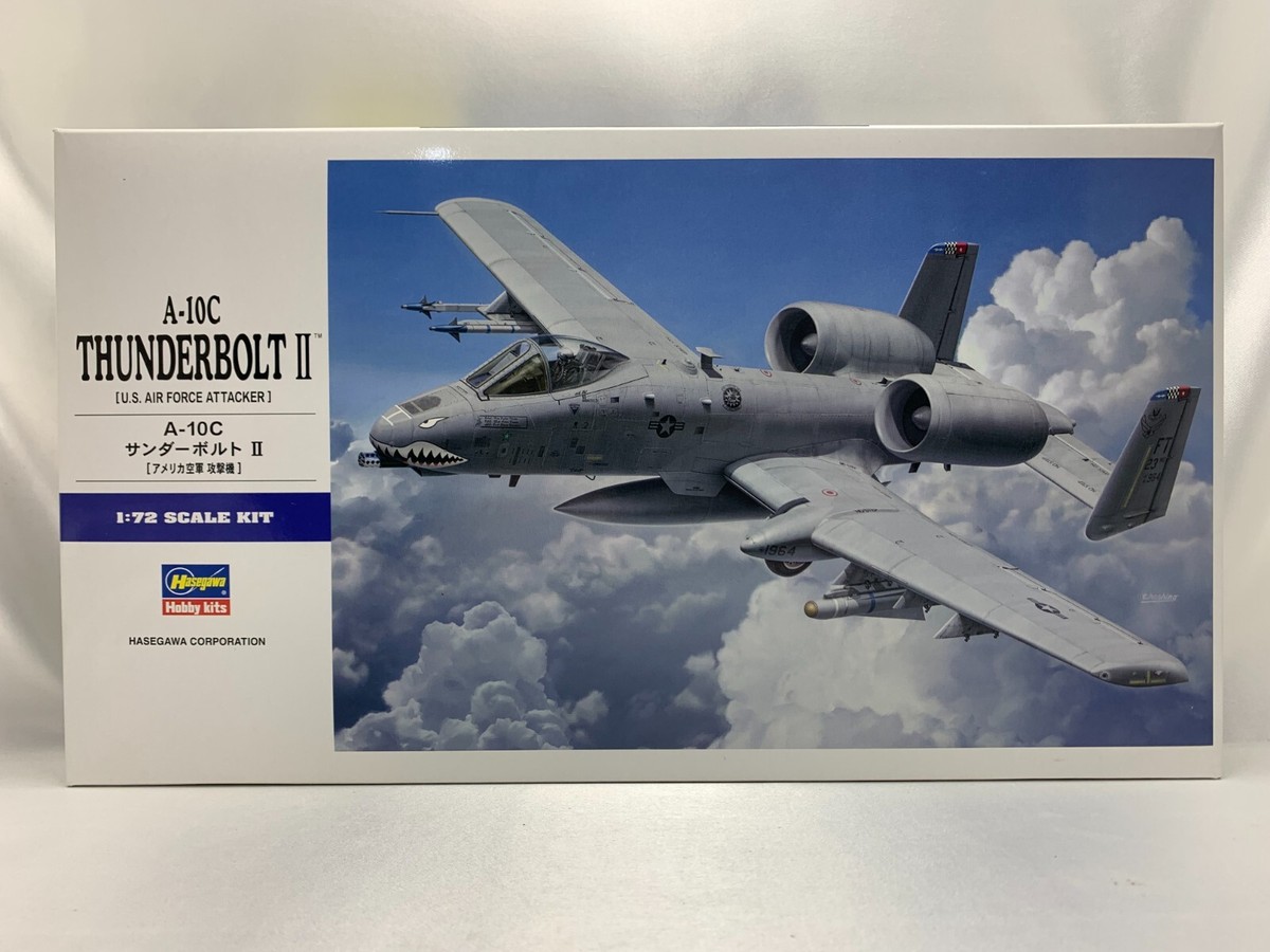 HASEGAWA 1/72 US Air Force Attacker A-10C Thunderbolt II Plastic