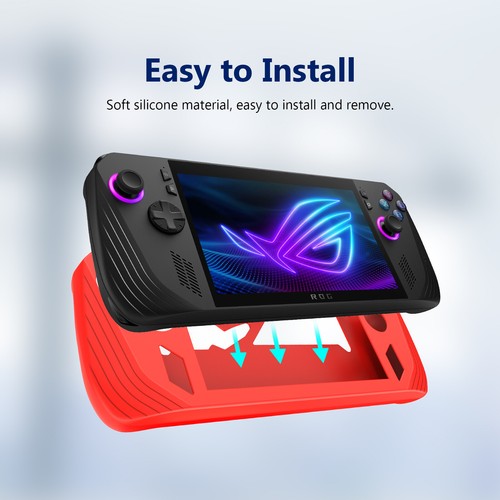 Full Silicone Protective Case For ASUS Rog Ally X 2024 Gaming Handheld Console - Picture 13 of 26
