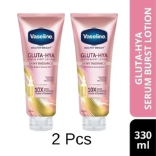 VASELINE Gluta-Hya Serum UV Lotion, Dewy Radiance, 330ml X 2
