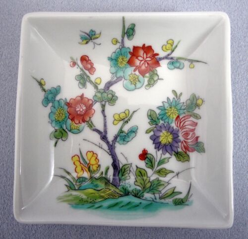 Porcelaine De Paris Depuis Floral Porcelana Mantequilla Pat Pin Baratija Plato Juego de 4 piezas - Imagen 3 de 13