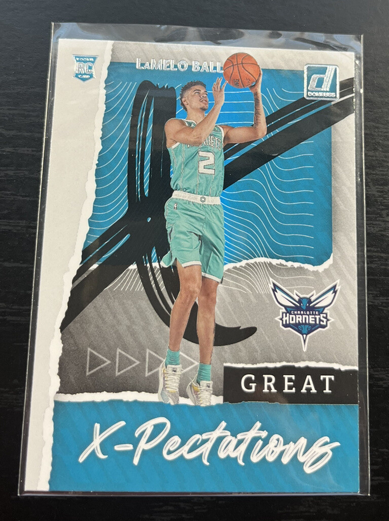 2020-21 Donruss LaMelo Ball Great X-pectations Rookie Card RC #3 Hornets