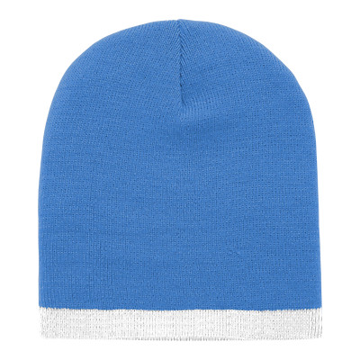 Decky Unisex Acrylic/Polyester Striped Short Beanie - 8007