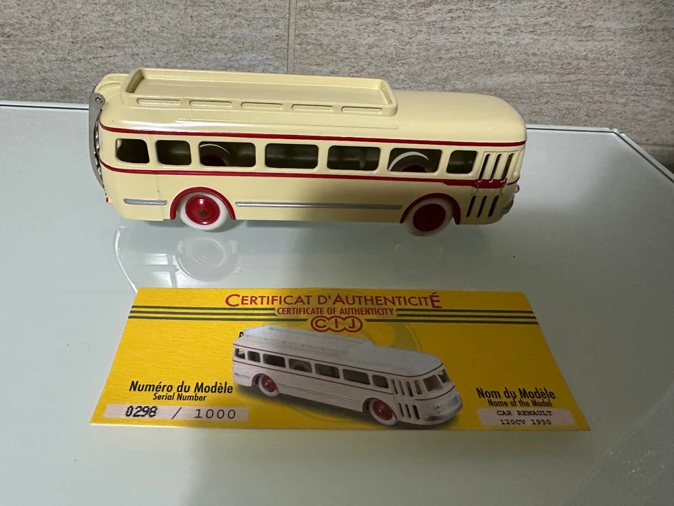 BUS RENAULT 120 CV - CIJ - 3/40/00 - LIMITED EDITION 298/1000 - Immagine 3 di 4