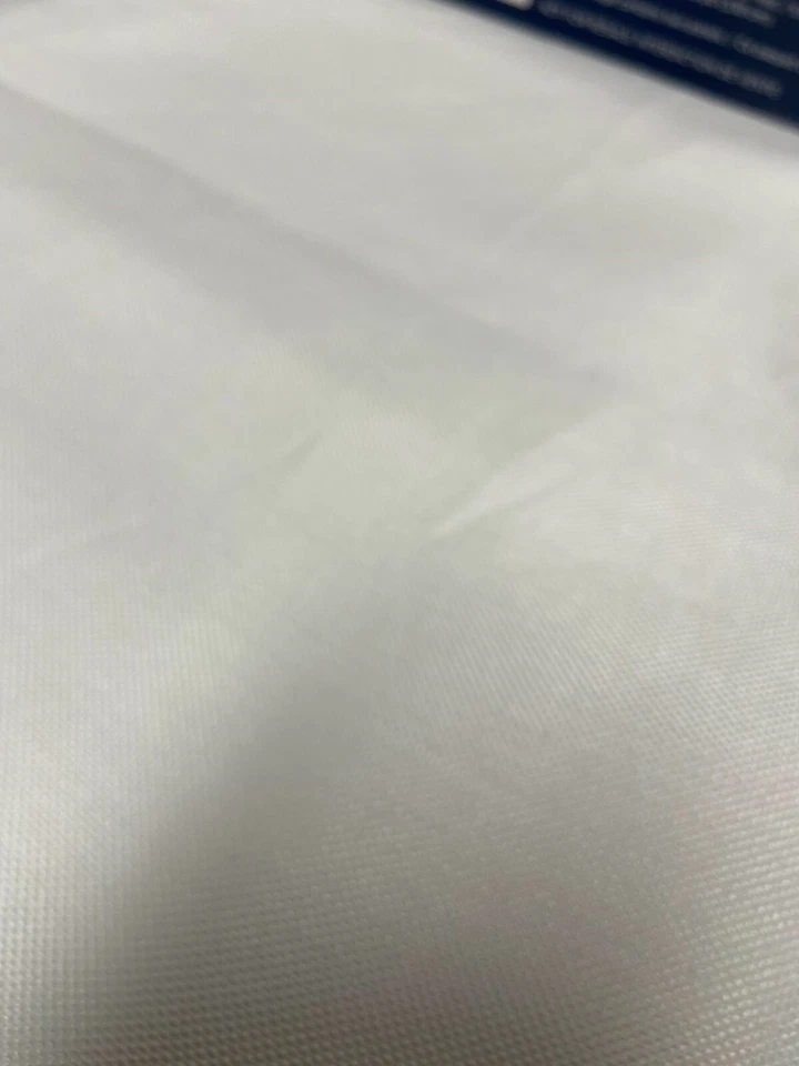 2 pares de paneles de melodía de cortina superior con ojal blanco de 38" por 96" cada uno Foto 3 de 4