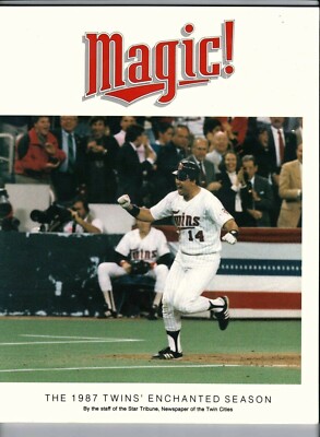 1987 MAGIC! Minnesota Twins World Series Win Commemorative