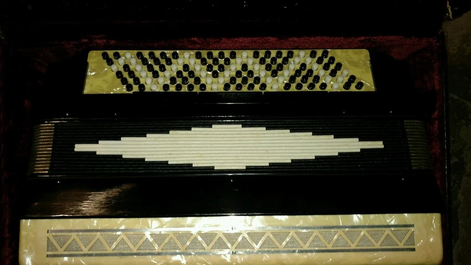 Acordeón Royal Standard con estuche madreperla Foto 4 de 4