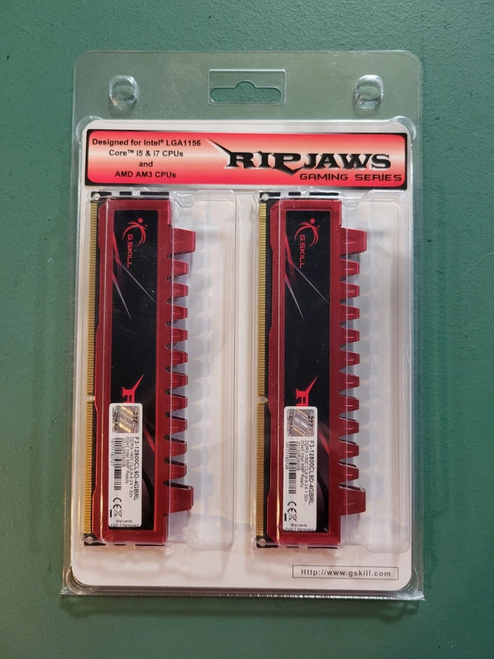 20GB (2GBx10) G.Skill Ripjaws PC3-12800 Non-ECC DDR3 RAM F3-12800CL9D-4GBRL - Image 3 of 4