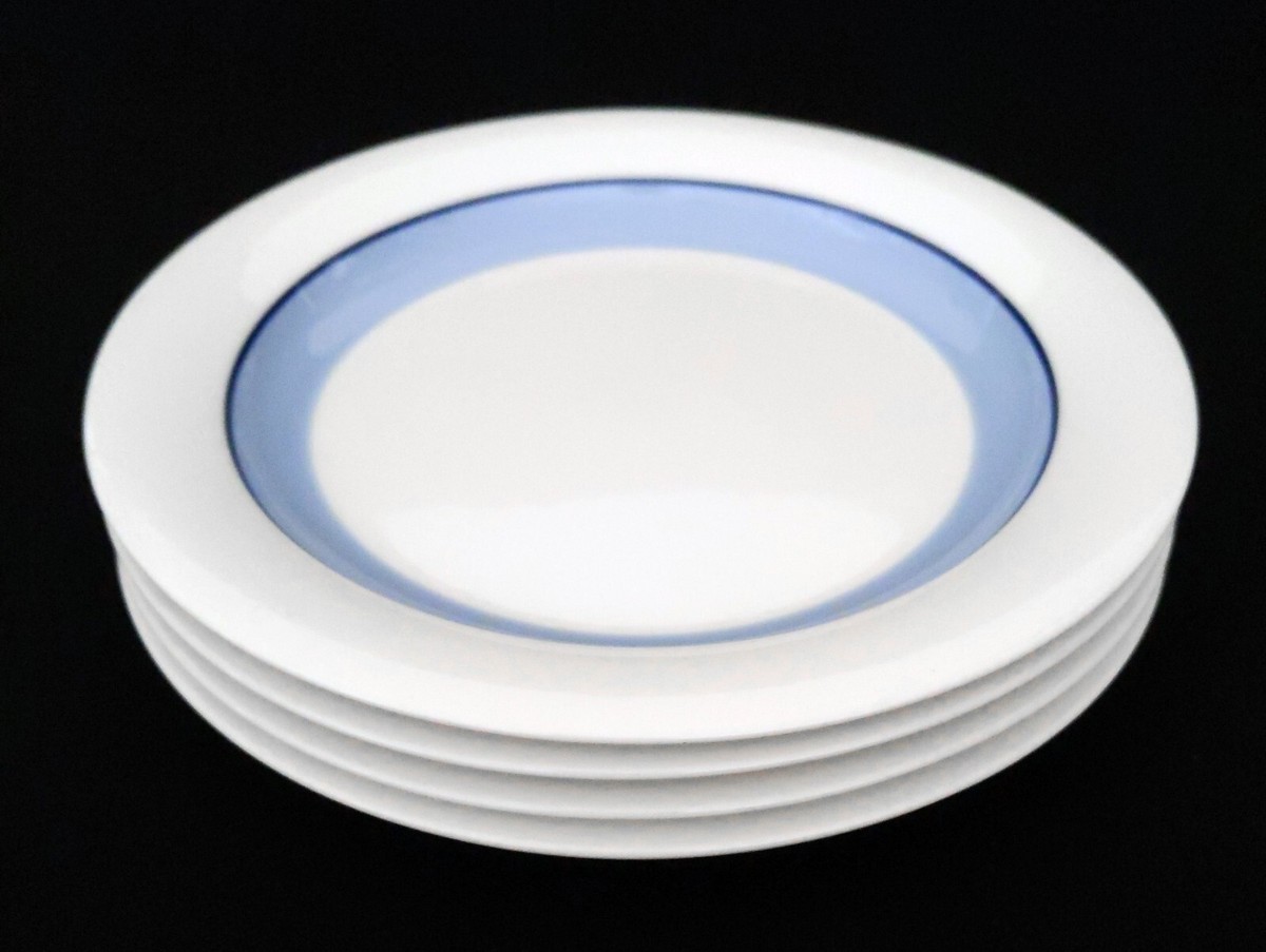 食器 ARABIA FINLAND Vintage Blue Valencia by Arabia of Finland, 5 Piece Place