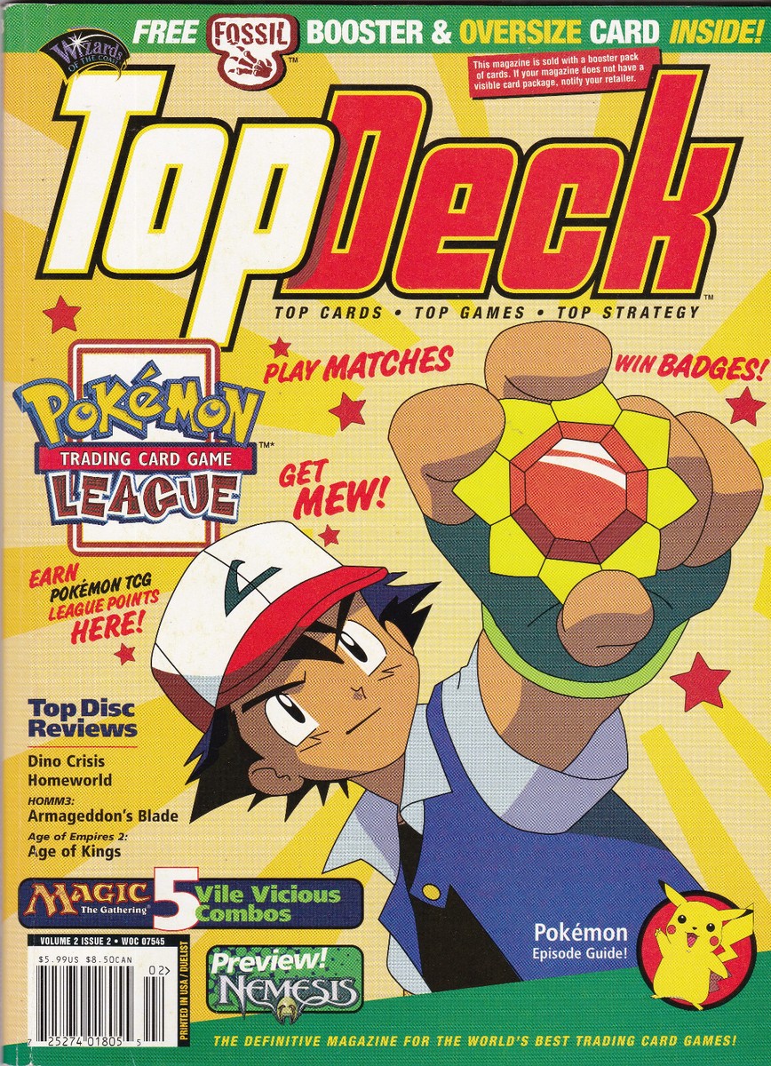 TOP DECK Magazine vol 2 issue 2 POKEMON MTG FEBRUARY 2000 NO
