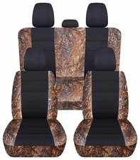 Seat Covers Fits 2015-2018 Ford F150 Black Camouflage - Truck Seat Covers